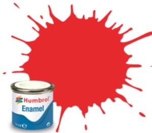   Fluorescent Fire Orange Gloss 14 Humbrol (AA7105-209)